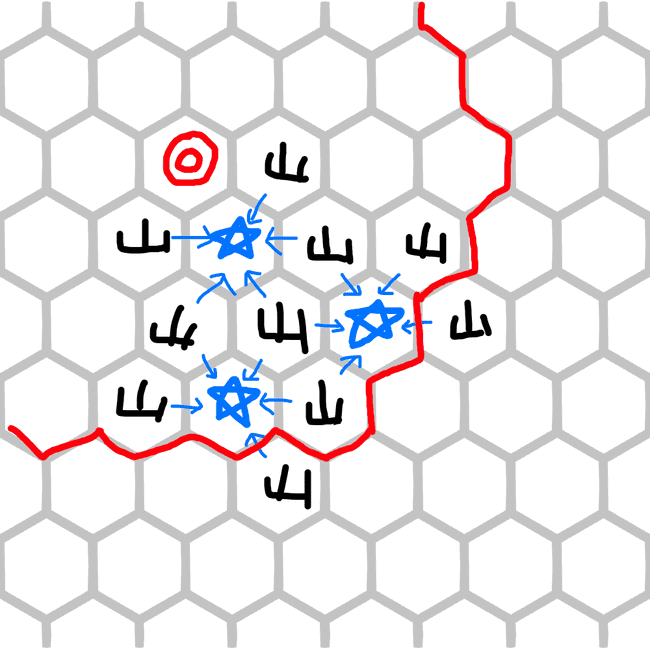 都市の3マス